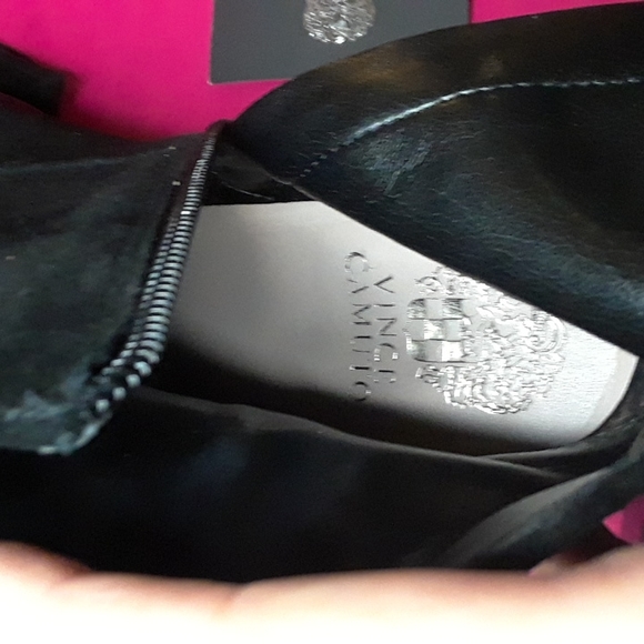 Brand new Suede Zip up Bootie Heels - Picture 4 of 6